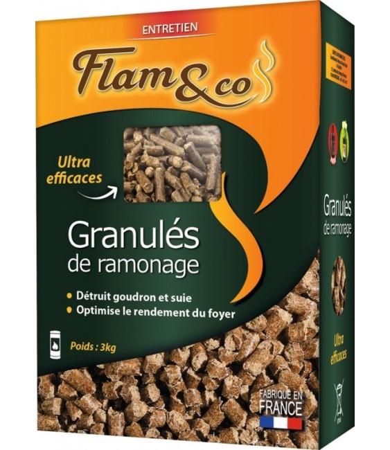 Granulés de ramonage - Flam&Co - 3 Kg - DIABLOTIN