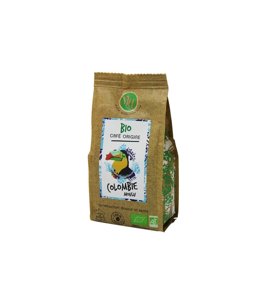 Café Bio moulu - Colombie- 125 Grs - MAISON TAILLEFER Café Bio moulu - Colombie- 125 Grs - MAISON TAILLEFER