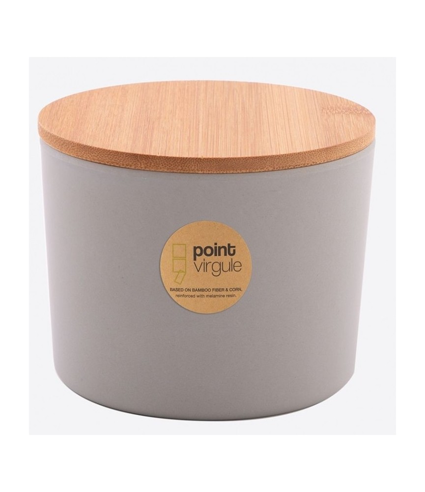Boîte en fibre de Bambou - Biodégradable - Gris - 640 ml - POINT VIRGULE Boîte en fibre de Bambou - Biodégradable - Gris - 640 ml - POINT VIRGULE