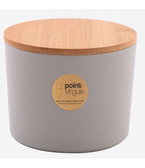 Boîte en fibre de Bambou - Biodégradable - Gris - 640 ml - POINT VIRGULE