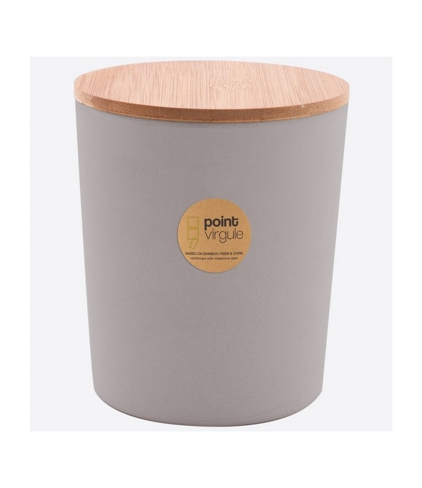 Boîte en fibre de Bambou - Biodégradable - Gris - 1 L - POINT VIRGULE Boîte en fibre de Bambou - Biodégradable - Gris - 1 L - POINT VIRGULE