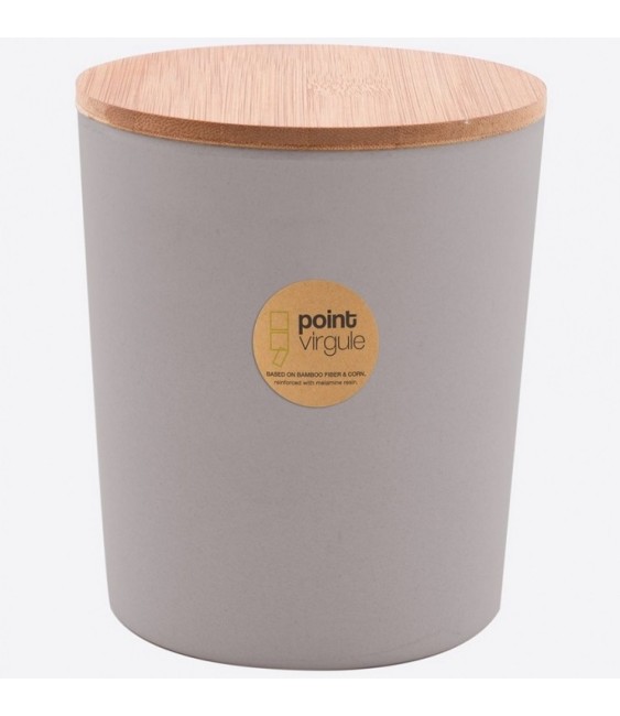 Boîte en fibre de Bambou - Biodégradable - Gris - 1 L - POINT VIRGULE
