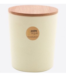 Boîte en fibre de Bambou - Biodégradable - Blanc cassé - 1 L - POINT VIRGULE