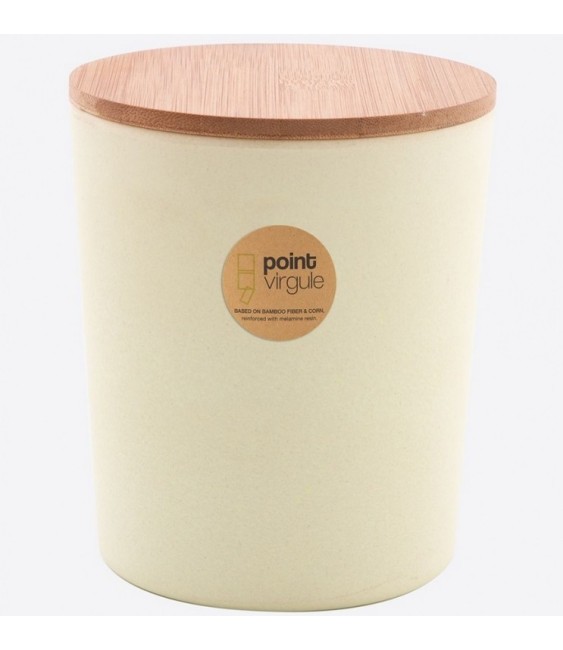 Boîte en fibre de Bambou - Biodégradable - Blanc cassé - 1 L - POINT VIRGULE