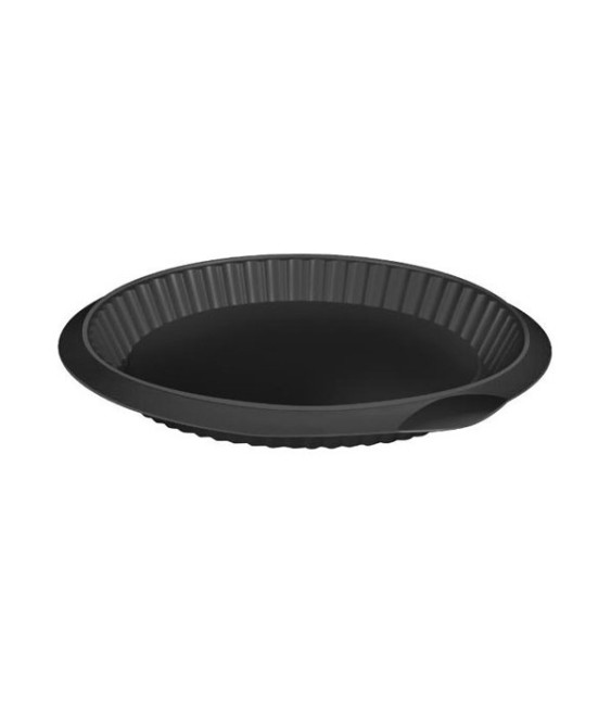 Moule à tarte en silicone - Noir - 28 cm - LEKUE