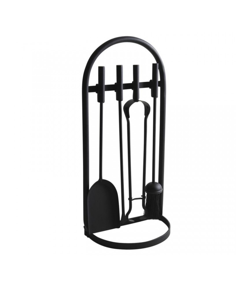 Valet de cheminée - 4 accessoires - AUBRY GASPARD Valet de cheminée - 4 accessoires - AUBRY GASPARD