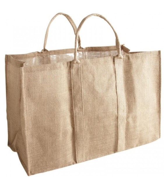 Sac à bûches - Jûte naturel - AUBRY GASPARD