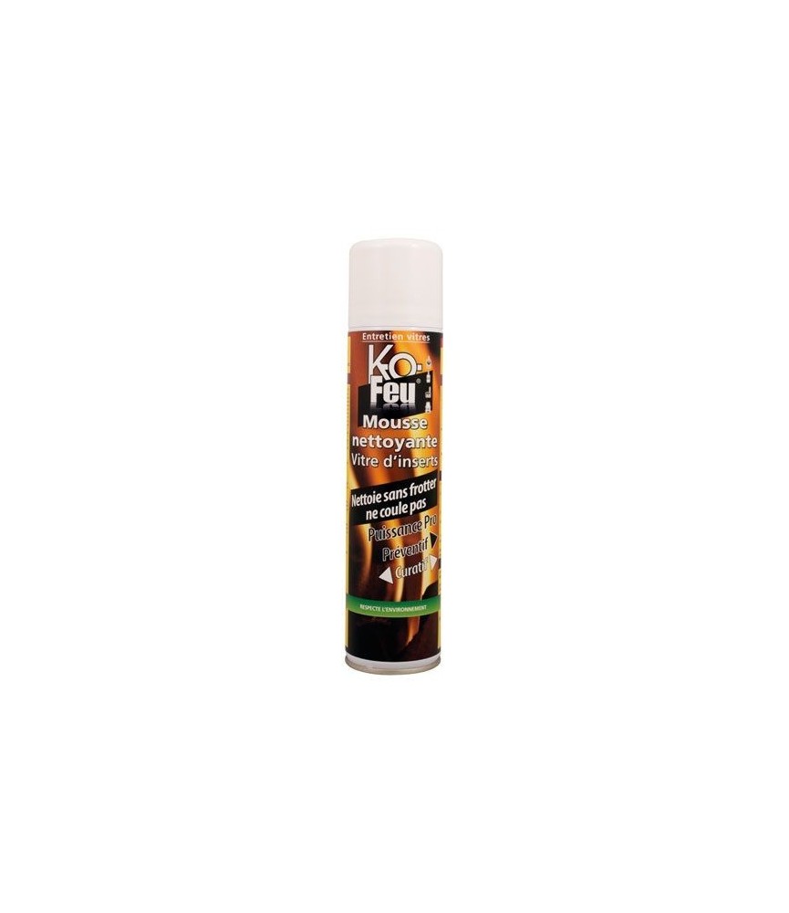 Nettoyant vitre pour inserts en mousse - 520 ml - KO FEU Nettoyant vitre pour inserts en mousse - 520 ml - KO FEU
