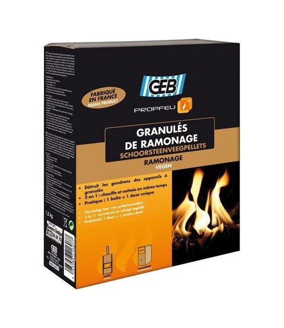 Granulés de ramonage Propfeu - 1.5 Kg - GEB