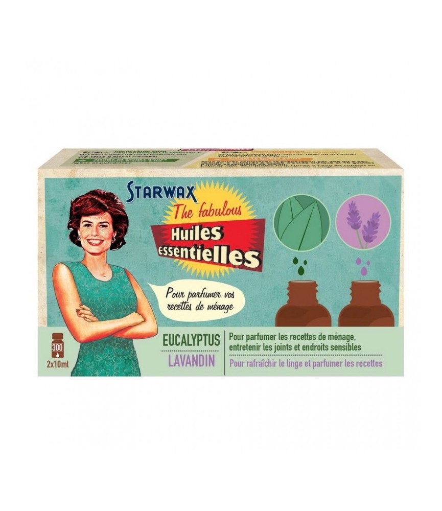 Coffret d'huiles essentielles Eucalyptus / Lavandin - The Fabulous - STARWAX Coffret d'huiles essentielles Eucalyptus / Lavandin - The Fabulous - STARWAX