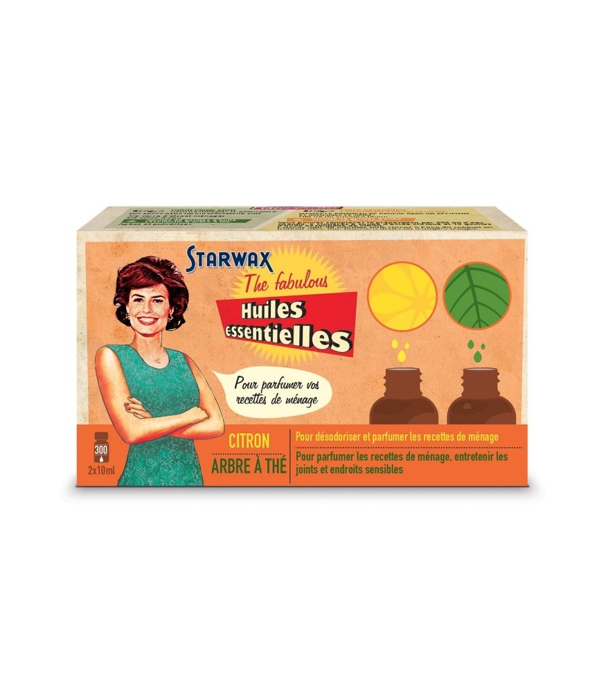 Coffret d'huiles essentielles Citron / Arbre à thé - The Fabulous - STARWAX
