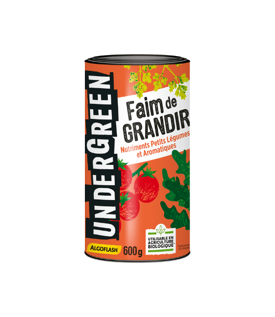 Faim de GRANDIR - Nutriments Petits Légumes et Aromatiques - 600 Grs - UNDERGREEN