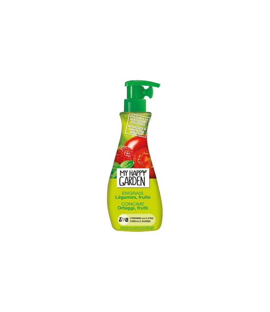 Engrais fruits et herbes aromatiques - 230 ml - MY HAPPY GARDEN Engrais fruits et herbes aromatiques - 230 ml - MY HAPPY GARDEN