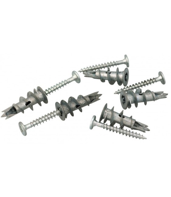 Chevilles GKM-S en zamack avec vis - Lot de 10 - FISCHER