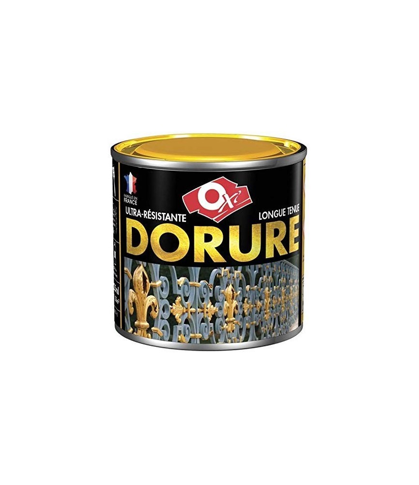 Peinture effet métal - Or pâle - 60 ml - OXI Peinture effet métal - Or pâle - 60 ml - OXI