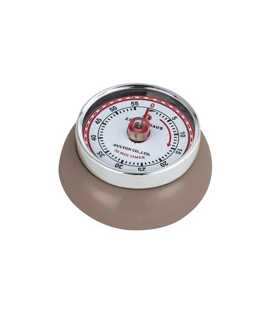 Minuteur de cuisine aimanté - Taupe - ZASSENHAUSS Minuteur de cuisine aimanté - Taupe - ZASSENHAUSS