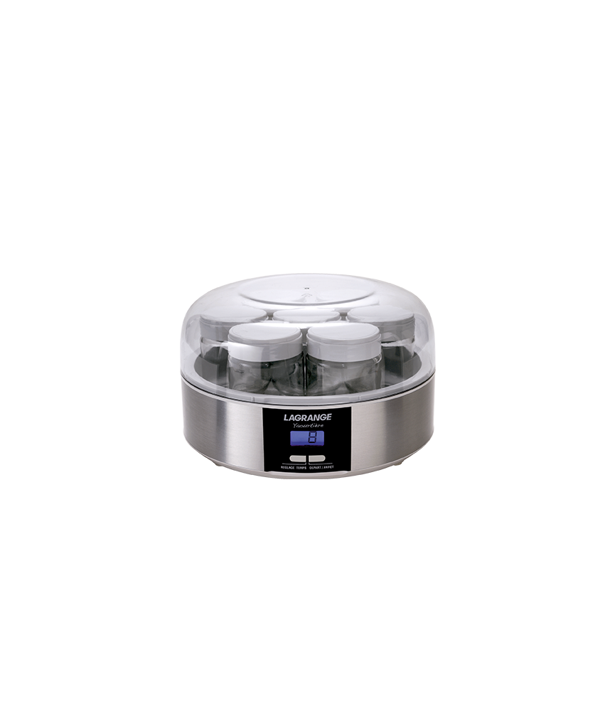 Yaourtière 7 pots - 185 ml - Avec 7 pots - LAGRANGE