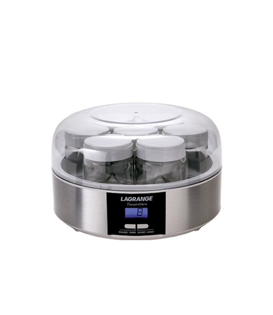 Yaourtière 7 pots - 185 ml - Avec 7 pots - LAGRANGE