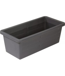 Jardinière rectangulaire Miami - 40 cm - Gris anthracite - EDA