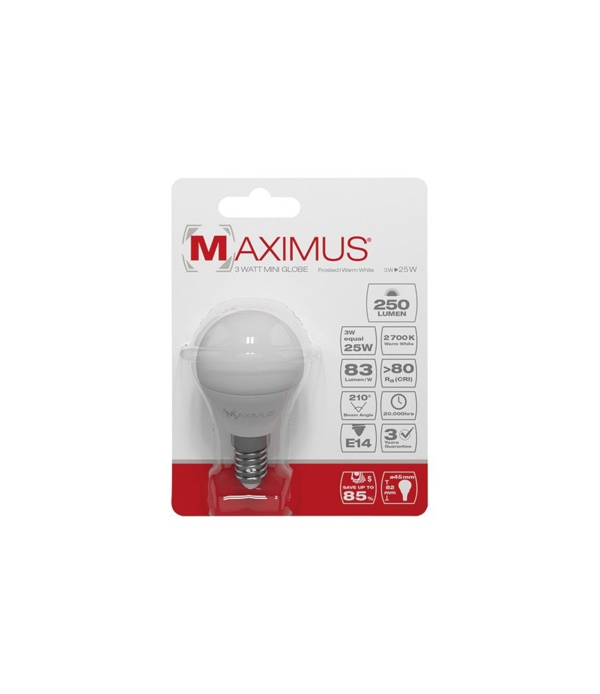 Ampoule LED bulb - E14 - 3 Watts - Maximus - DURACELL
