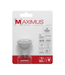 Ampoule LED Spot - GU10 - 5 Watts - Maximus - DURACELL