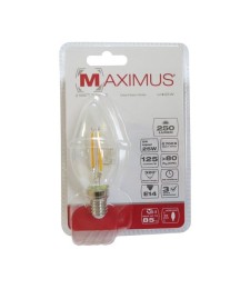Ampoule filament LED Flamme - E14 - 2 Watts - Maximus - DURACELL