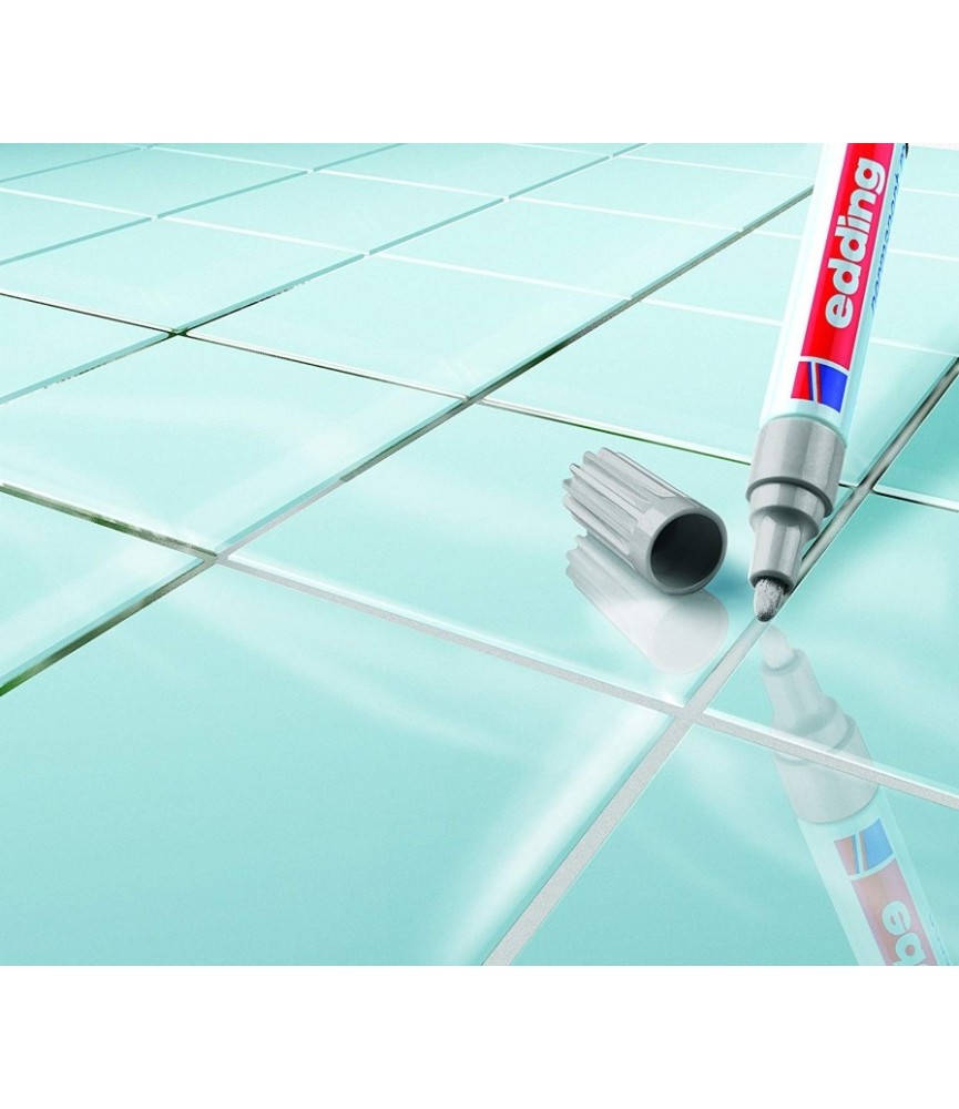 Marqueur pour joints de carrelage - Gris - EDDING Marqueur pour joints de carrelage - Gris - EDDING