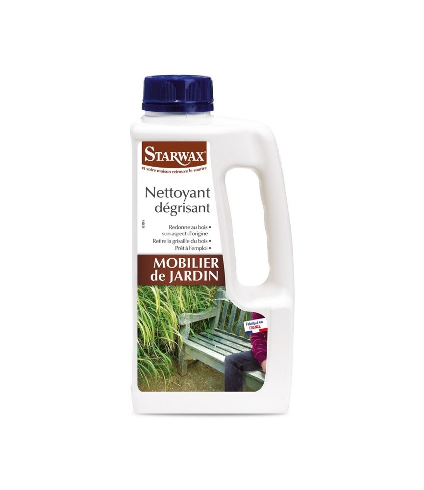 Nettoyant dégrisant pour mobilier de jardin en teck et bois exotiques - 1 L - STARWAX