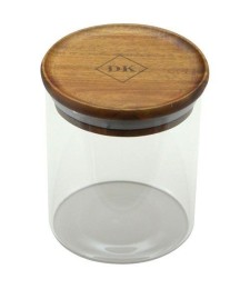 Bocal en verre Kost - Couvercle bois d'Acacia - 450 ml - POINT VIRGULE
