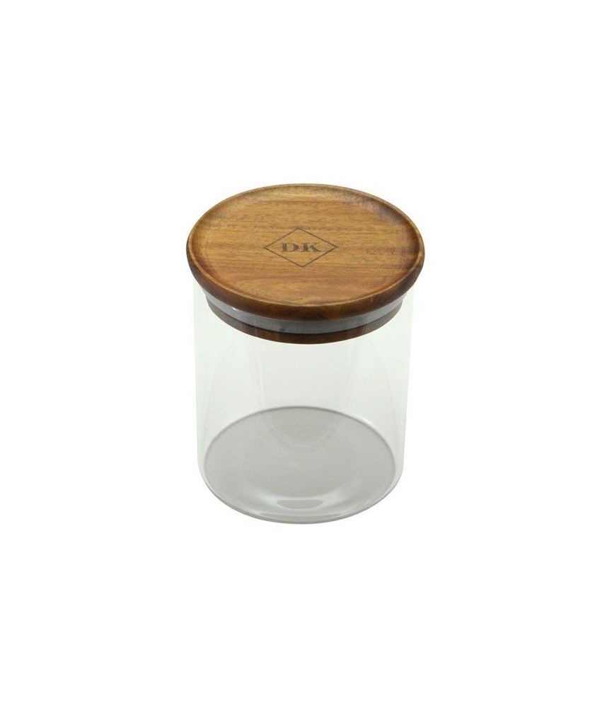 Bocal en verre Kost - Couvercle bois d'Acacia - 450 ml - POINT VIRGULE