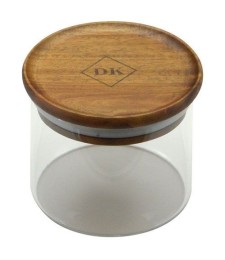 Bocal en verre Kost - Couvercle bois d'Acacia - 300 ml - POINT VIRGULE