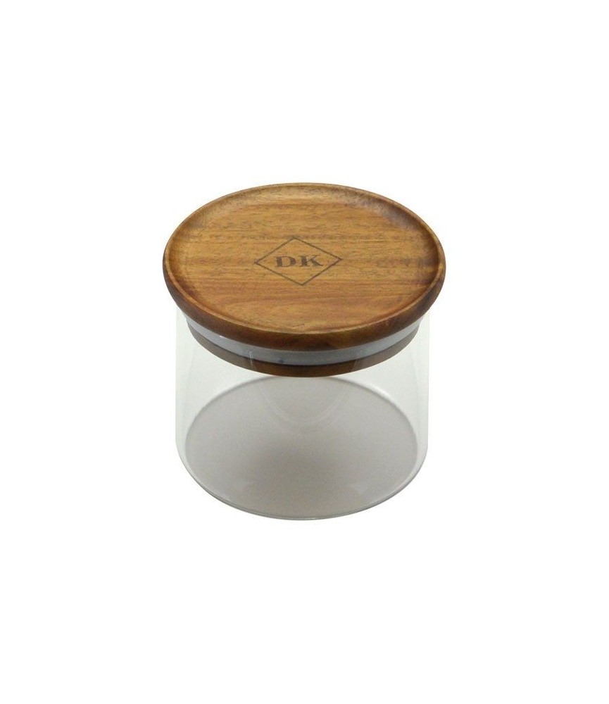 Bocal en verre Kost - Couvercle bois d'Acacia - 300 ml - POINT VIRGULE