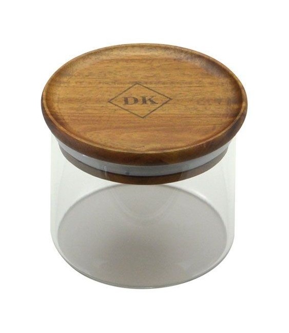Bocal en verre Kost - Couvercle bois d'Acacia - 300 ml - POINT VIRGULE