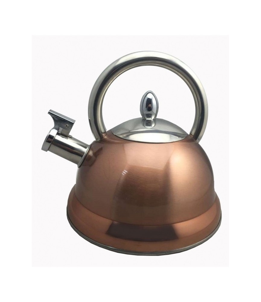 Bouilloire sifflante cuivré - 3 L - BAUMALU Bouilloire sifflante cuivré - 3 L - BAUMALU