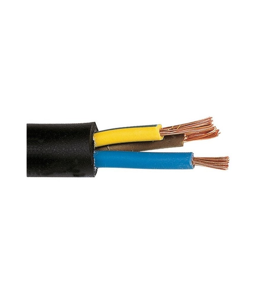 H07 RN-F noir - 3G1,5 mm² - Couronne de 50 m - Sermes SERMES H07 RN-F noir - 3G1,5 mm² - Couronne de 50 m - Sermes SERMES