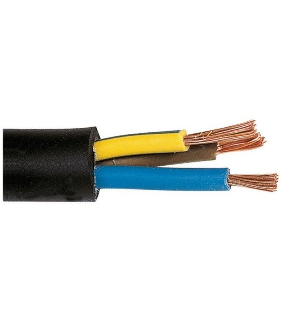 H07 RN-F noir - 3G1,5 mm² - Couronne de 50 m - Sermes SERMES