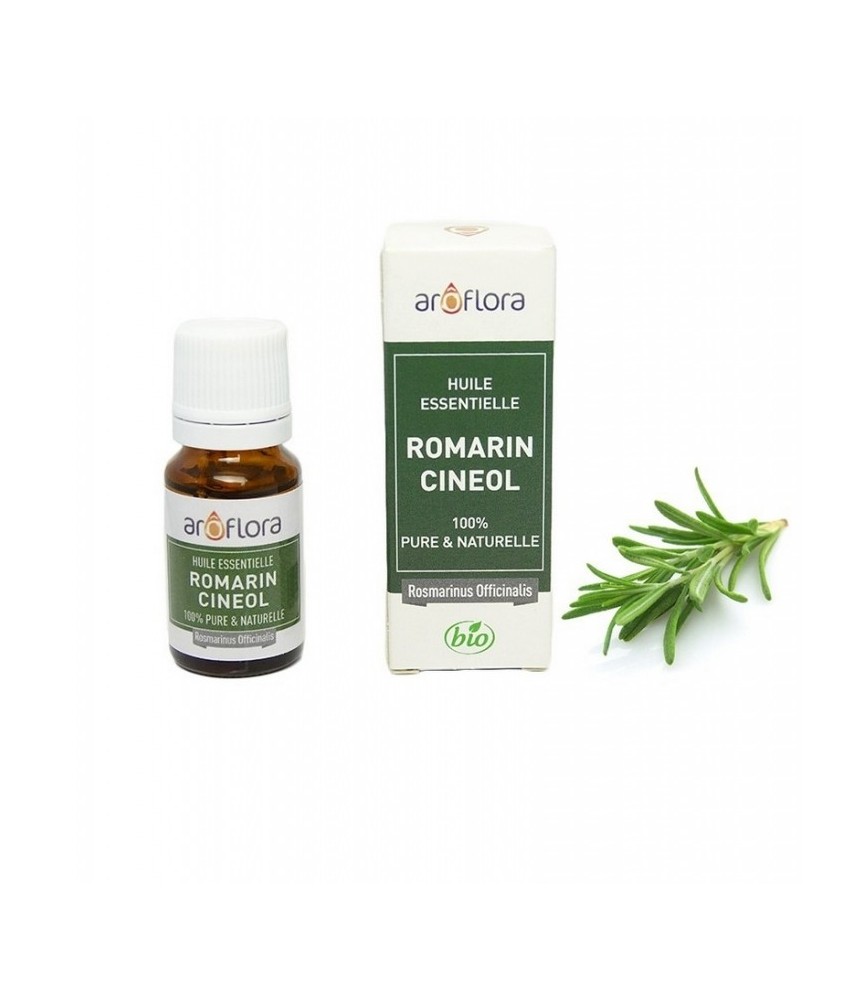Huile essentielle BIO de Romarin Cinéole 100% pure et naturelle -10 ml - AROFLORA