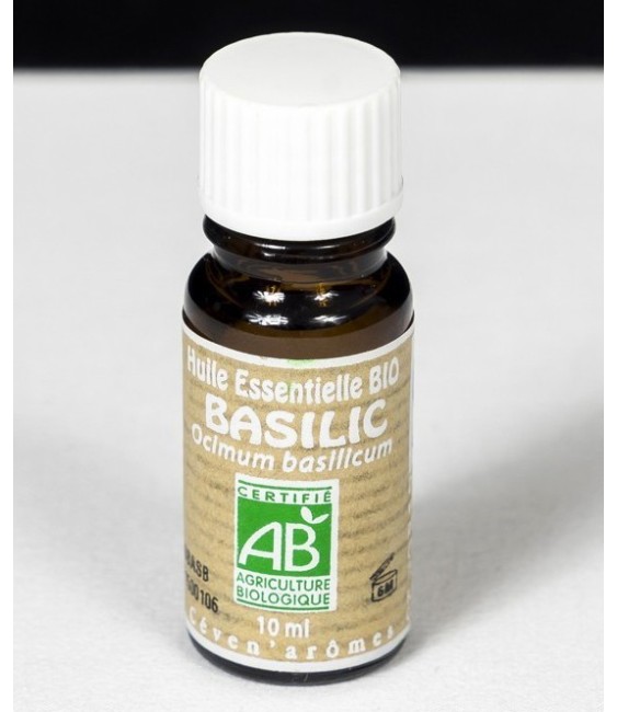 Huile essentielle Bio - Basilic - 10 ml - CEVEN AROMES