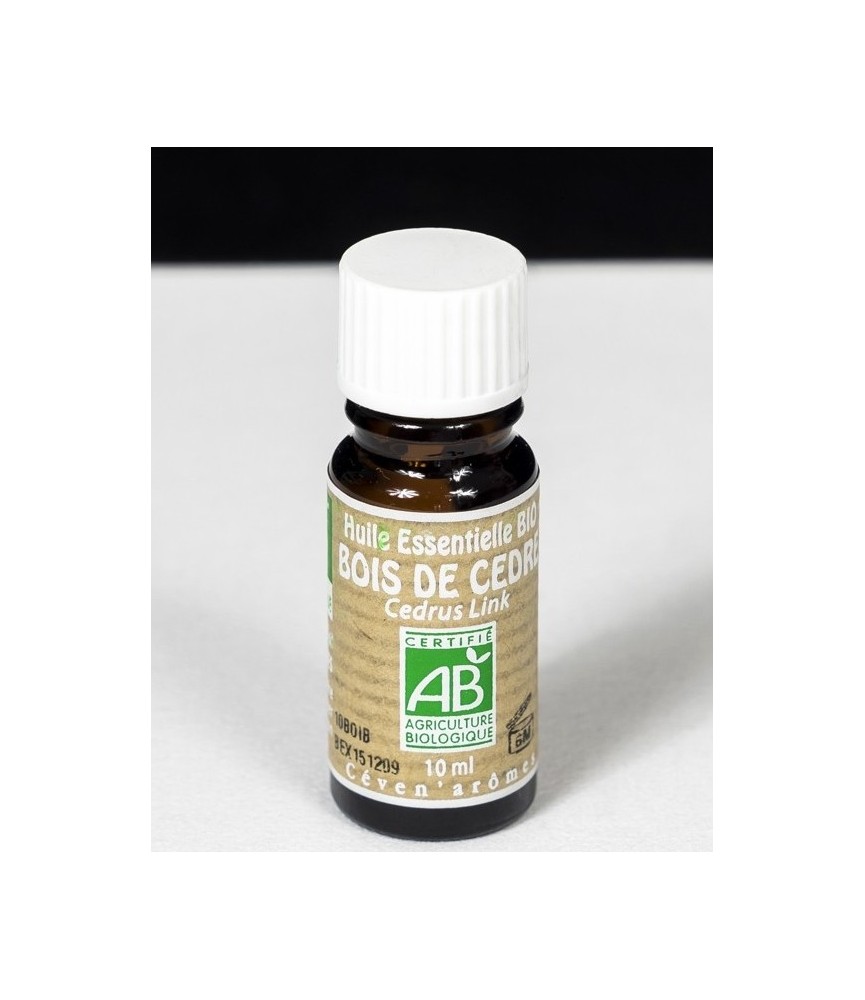 Huile essentielle Bio - Bois de cédre - 10 ml - CEVEN AROMES Huile essentielle Bio - Bois de cédre - 10 ml - CEVEN AROMES