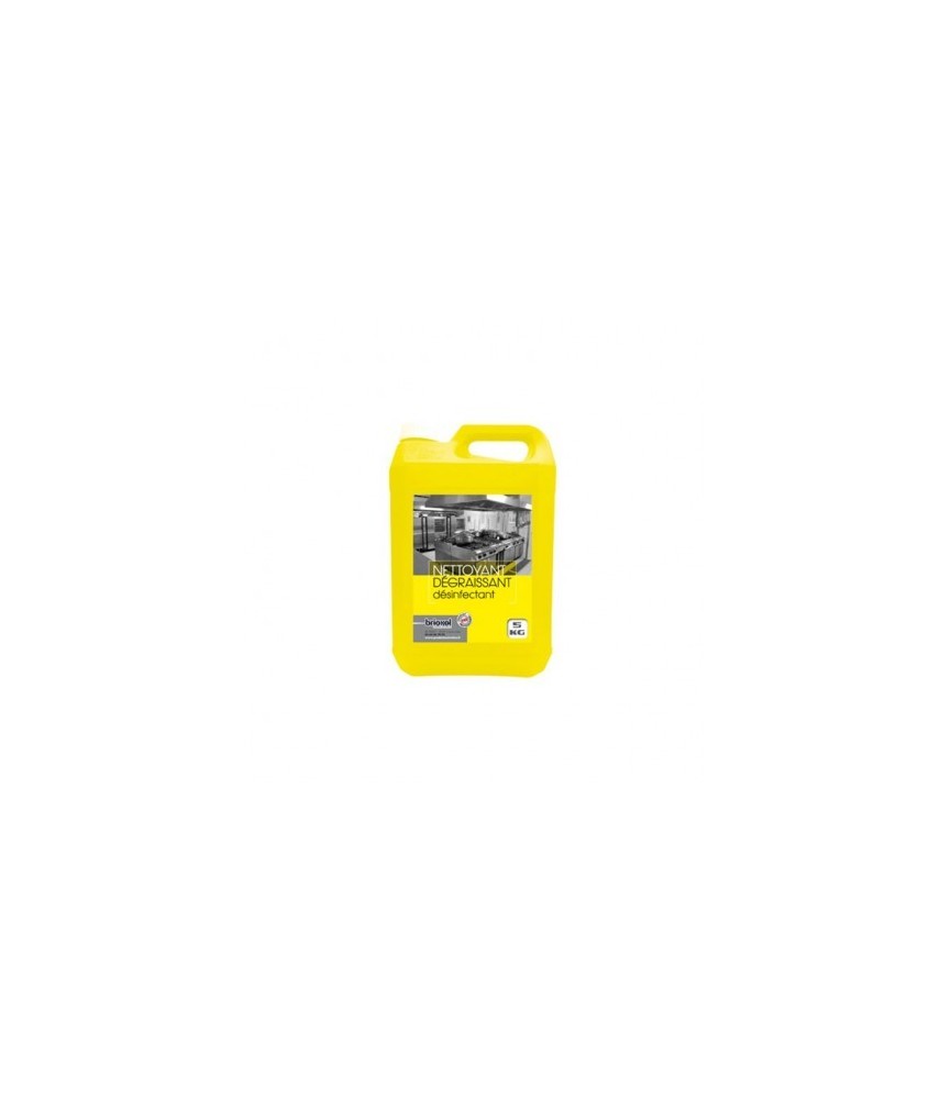 Nettoyant dégraissant désinfectant - 5 Kg - BRIOXOL