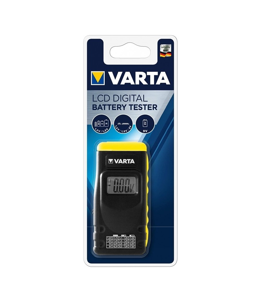 Testeur de piles avec écran LCD - VARTA