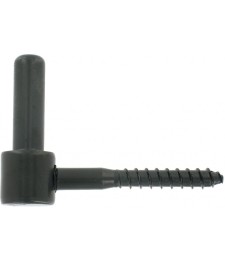 Gond à visser Tirefond - Epoxy -  14 mm - Noir - TORBEL