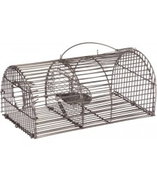 Nasse à souris forme tunnel Masy - Grillage galvanisé - Longueur 23 cm