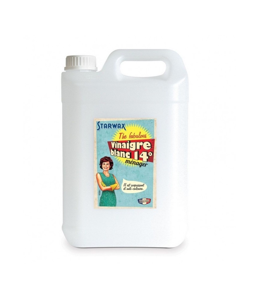 Vinaigre blanc 14° - THE MIRACULOUS - 5 L - STARWAX Vinaigre blanc 14° - THE MIRACULOUS - 5 L - STARWAX