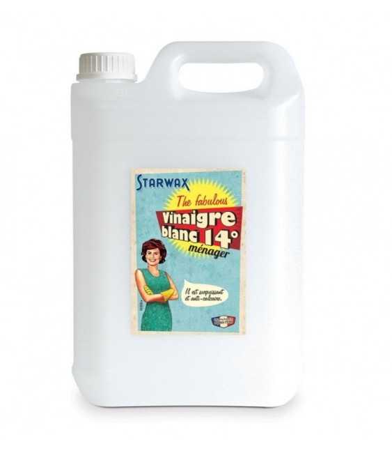 Vinaigre blanc 14° - THE MIRACULOUS - 5 L - STARWAX