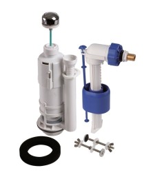 Mécanisme chasse d'eau et robinet - Kit 270 - Poussoir simple débit