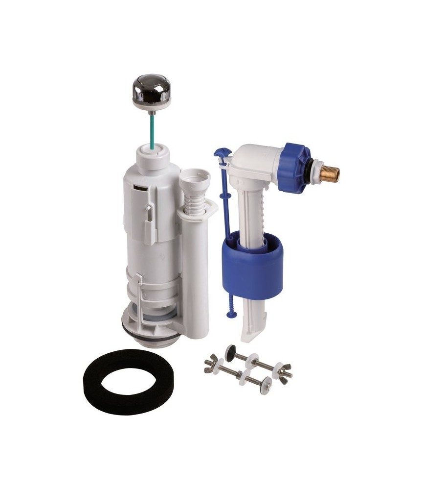 Mécanisme chasse d'eau et robinet - Kit 270 - Poussoir simple débit Mécanisme chasse d'eau et robinet - Kit 270 - Poussoir simple débit