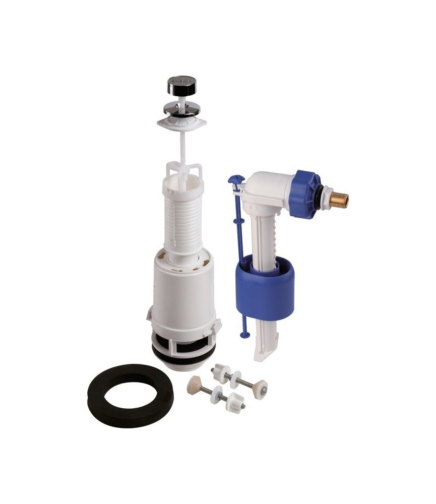 Mécanisme chasse d'eau - Simple tirage - Kit 175 - Kit rénovation Mécanisme chasse d'eau - Simple tirage - Kit 175 - Kit rénovation