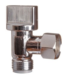 Robinet d'arrêt WC 1/4 de tour équerre manette ABS - ARCO
