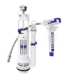 Mécanisme chasse d'eau et robinet - NF - Type 290-380 DT - Double débit - GEBERIT